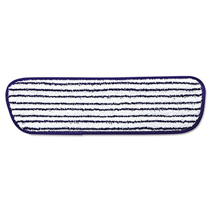 Rubbermaid Commercial Products Finish Pad 18 inch White for Janitorial/Professional Cleaners and Heavy-Duty industrial Cleaning/Finishing on Hard-Wood/Tile/Vinyl/Other Floor Sufaces