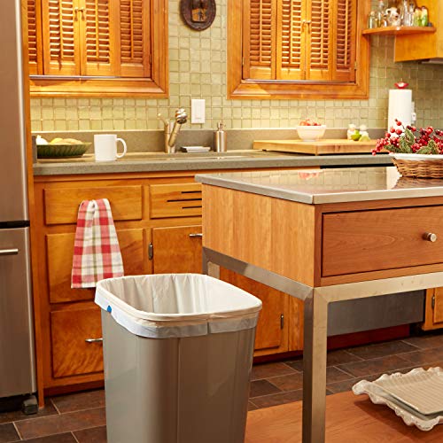 Hefty Renew Tall Kitchen Trash Bags, White, Unscented, 13 Gallon, 40 Count
