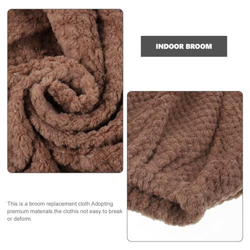 Healeved Reusable Broom Cover Cleaning Cloth for Sweeping Dust Hair and Water Stains Washable Floor Cleaning Tool for Home Hotel Restaurant Durable Replacement Mop Pad