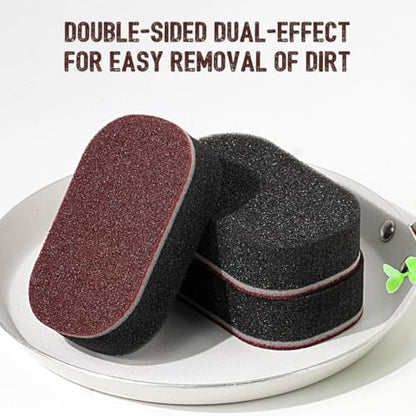 Scrubbing sponges Without Scratches-Esponjas de fregado sin arañazos (Blak-Negro) - color: Blak-negro