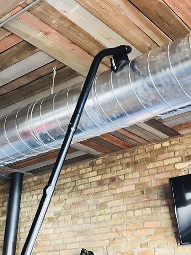 Cen-Tec Systems 16 Ft. High Reach Vacuum Attachment Kit, Black