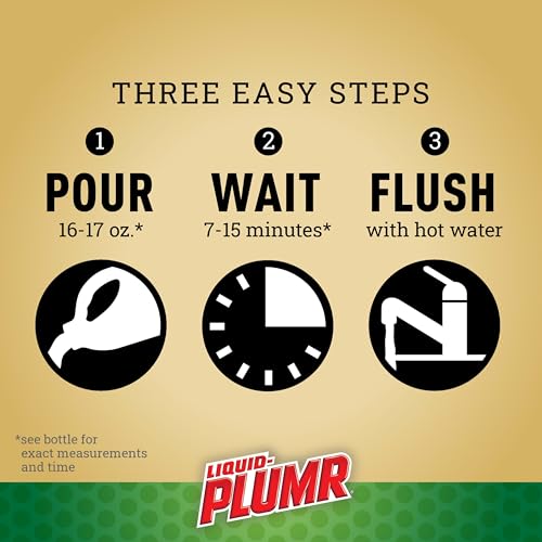 Liquid-Plumr Pro-Strength Hair Eliminator Gel Clog Remover, Hair Clog Remover and Drain Opener, Safe for All Septic Systems and Pipes, 16 fl. oz. Bottle (Pack of 2) - size: 16 Fl Oz (Pack of 2)