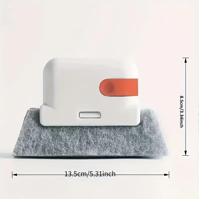 3pcs Window and Door Track Cleaning Brushes -Ergonomic Design for Dust and Debris Removal in Hard-to-Reach Areas,Durable Handle, Soft Cleaning Surface fol Home, Office, Outdoor Use, Home Cleaning Tool