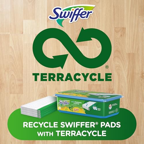 Swiffer Sweep + Mop, Wet Pads Refill, Floor Cleaner for Dirt, Dust, Hair, Cleaning Cloths for Mopping Home, Bathroom, Kitchen, All Purpose Multi-Surface Floor Wipes, Gain, 24ct - size: 24 Count (Pack of 1)