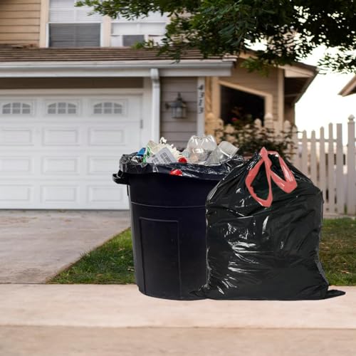 BEIDOU-PAC 30 Gallon Trash Bags Drawstring, 75 Count Bulk, Black & Unscented, Multi-purpose Garbage Bags Can Liners for Business Home Kitchen Commercial and Industrial - style: 30 Gallon |75 Count