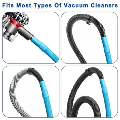 Dryer Vent Cleaner Kit,Lint Trap Cleaning Tool with Vacuum Hose Attachment for Washer Dryer-Includes Dryer Lint Brush,Vent Cleaning Hose,and Air Compressor Tools for Front Loader and Ventless Dryers
