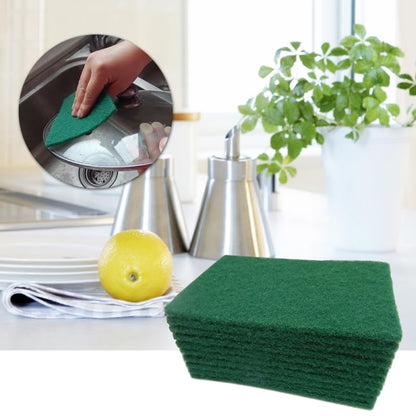 10-Pack Heavy Duty Non-Scratch Scouring Pads 5.90X3.93 Inch Durable Kitchen Scrub Sponges for Dish Washing Pots Pans Stove Top Cleaning