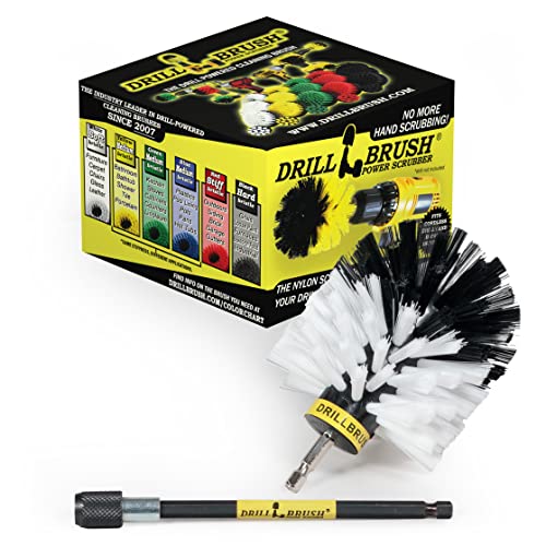 Cleaning Supples - Car Accessories - Drill Brush - Wheel Scrubbing - Cars, Trucks, Motorcycles - Rims - Wheels - Car Wash - Interior - Carpet Cleaner - Leather - Bucket Seats - Upholstery Cleaner - color: White