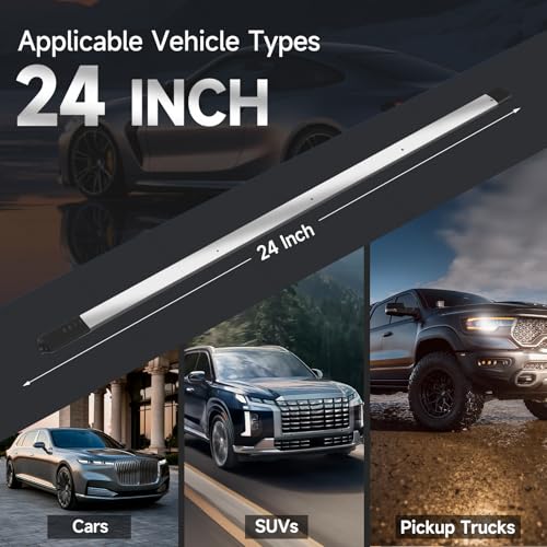47" + 24" Radiator Cleaning Wand Set, Dual Water/Air Flush Modes, 4500 PSI, Radiator Cleaning Tool Suitable for Use on Cars, Trucks, Construction and Agricultural Machinery, Household Air
