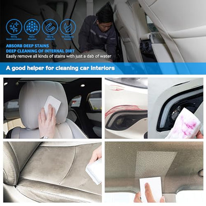 10Pack Melamine Sponges for Multi-Purpose Cleaning - Tough, Durable Magic Sponge Erasers for Use on Sinks, Kitchen, Bathrooms, Walls, Floors, Bathtubs, Shoes, Furniture, Cars - Won't Rip Easily. - color: 10pc