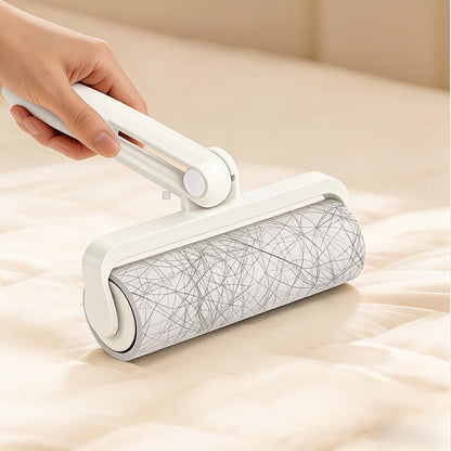 16cm Wide Lint Roller, Super Sticky, Efficiently Removes Pet Hair, Dust for Clothes, Sofa and Bedding (wihte) - color: Wihte