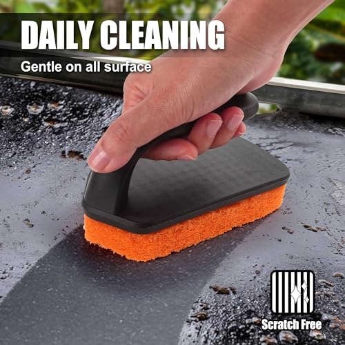 GRILLART Griddle Cleaning Kit for Blackstone, Replacment Scouring Pads(Scour Pads 4PCS) - style: BSK-06