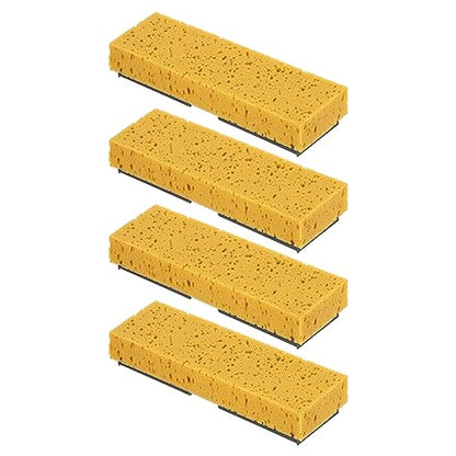 Sponge Mop Refill for Superio Mop 871 Only 9"x3" Screws: 6.5" Apart, 4 Pack - size: Replacement (4)