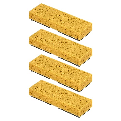 Sponge Mop Refill for Superio Mop 871 Only 9"x3" Screws: 6.5" Apart, 4 Pack - size: Replacement (4)