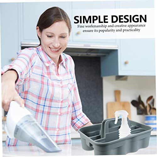SOLUSTRE Large Storage Basket Cleaning Organizer Rattan Box for Home Commercial Use
