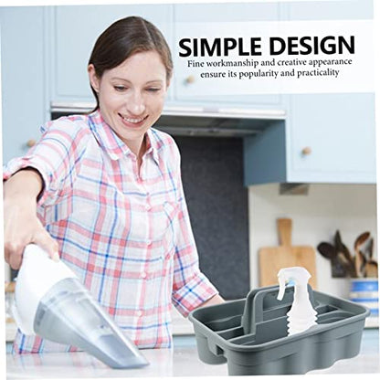 SOLUSTRE Large Storage Basket Cleaning Organizer Rattan Box for Home Commercial Use
