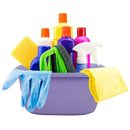 Jekiyo 16 Qt Purple Wash Basin, Large Plastic Tubs, 2-Pack