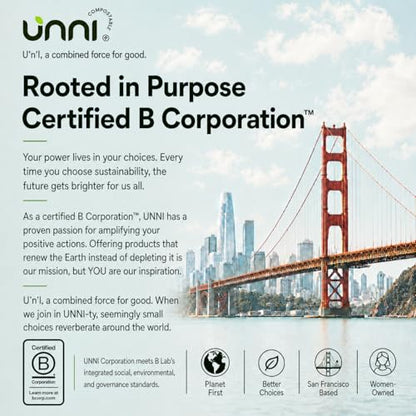 UNNI 1.6 Gallon Compostable Trash Bags with Tie Handles, 100 Count Small Food Scrap Kitchen Compost Bags for Countertop Bin, Certified by BPI, CMA & OK compost HOME, Meets ASTM D6400 - size: 100 Count (Pack of 1), style: 1.6 Gallon