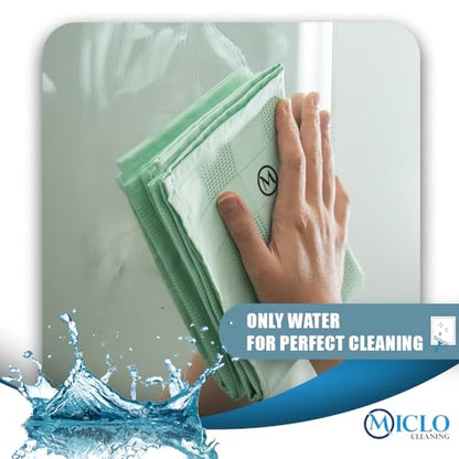 Microfibre Premium Cleaning Cloth Set of 4 - Magic Cloth | All Purpose, Absorbent Washcloth | Microfiber for Window, Kitchen, Bathroom | Lint-Free, Scratch-Free Glass CLoth |16'' x 24''| Salmon Series