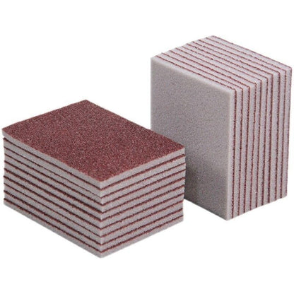 10pcs Diamond-Coated Heavy Duty Cleaning Pads - Abrasive Sponge Scrubbers for Pot Bottom, Cutting Board, Rust Removal, Dishwashing, Household & Commercial Use, Effortless Scouring Power 3.54"x5.31"