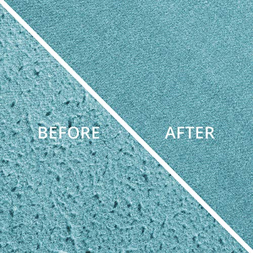GLEENER Fabric Shaver & Lint Remover |Battery-Free 4-in-1 Depiller with 3 Fabric-Safe Edges for Clothes & Upholstery (Turquoise) - color: Turquoise
