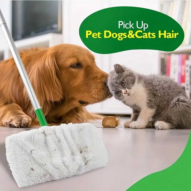 Reusable Microfiber Mop Pads Washable Wet Pads Compatible with Refills for Swiffer Sweeper Wet & Dry Sweeping Cloths Mop Head Replacement for Household Cleaning - size: White 4PCS