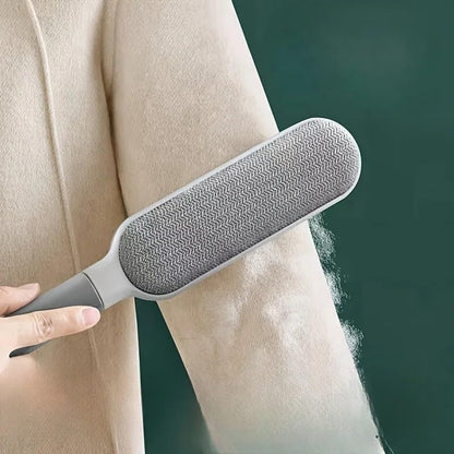 Double-Sided Cleaning Brush for Pet Hair Remover, Lint Brush for Clothes, Furniture, and Carpet - Efficient Lint Roller Alternative, Reusable Fabric & Fur Remover - size: Large