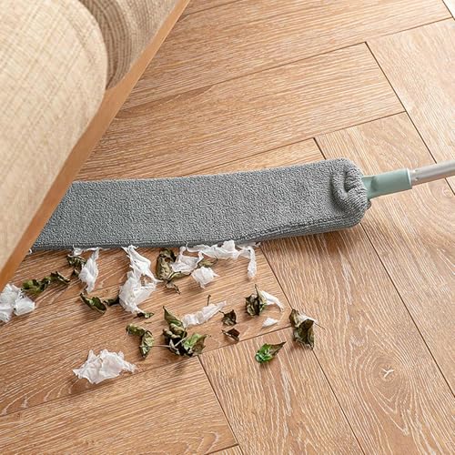 Gaps Dust Cleaner – Retractable Long-Handle Duster for Under Appliances, Hard-to-Reach Dust and Debris Removal Tool | Ideal for Home, Bedroom, Kitchen, and Household Cleaning - color: Blue Crevice Brush