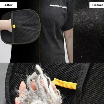SakerPlus Pet Hair Removal Glove Reusable Anti Static Pet Fur Remover Glove for Furniture Clothes Bedding and More for Dogs and Cats Multi Surface Hair Cleaner Tool (3 Pcs) - color: 3 pcs