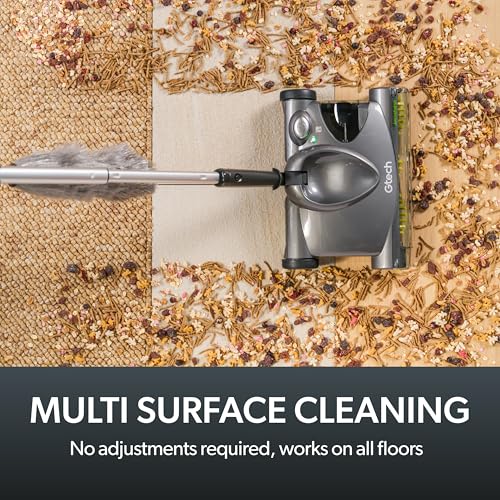 Gtech SW22 Cordless Lithium Carpet and Hardwood Floor Sweeper - Cordless Adjustable Vacuum - Up to 90 Minutes of Runtime - Rechargeable 7.4v Li-ion Battery - Lightweight (3 lbs.) - style: Lithium Sweeper SW22