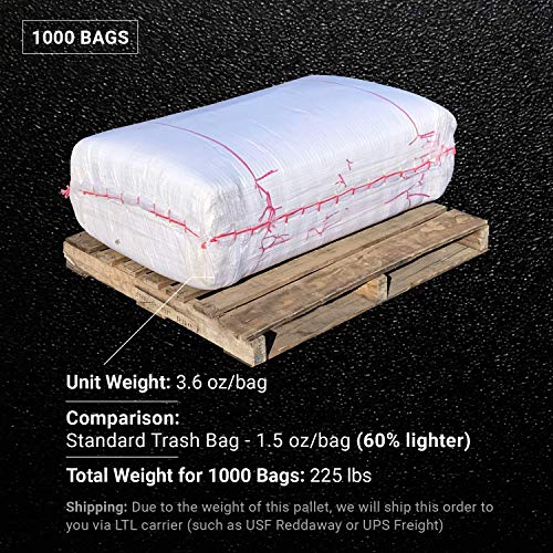 Sandbaggy Large Sandbags - Size: 25" x 40" - Thick Heavy Duty Contractor Bags, Heavy Duty Garbage Bags, Dumpster Bag, Construction Trash Bags, 6 mil (1000 Bags) - size: 1000 Bags