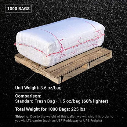 Sandbaggy Large Sandbags - Size: 25" x 40" - Thick Heavy Duty Contractor Bags, Heavy Duty Garbage Bags, Dumpster Bag, Construction Trash Bags, 6 mil (1000 Bags) - size: 1000 Bags