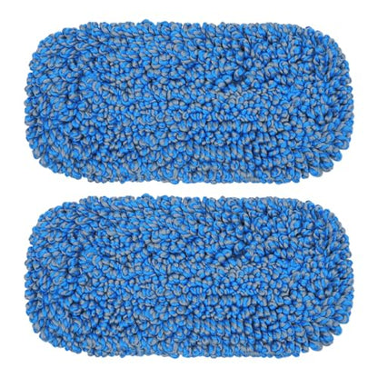 TrueYee 2 Pack Microfiber Mop Replacement Pad for Dry Dusting Wet Mopping (Dust Mop ASIN:B0CM8Z8Y2P)