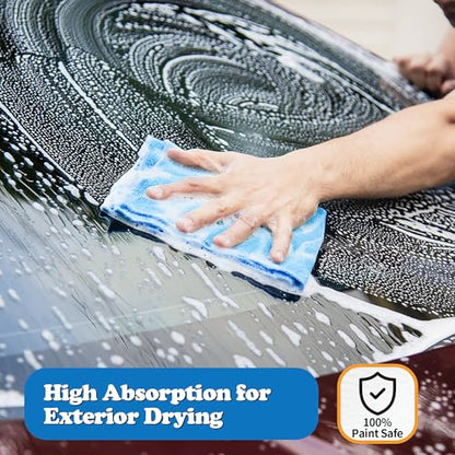 FIXSMITH Shop Towels, Pack of 150, Microfiber Cleaning Cloth Bulk, Microfiber Towels for Cars, Lint Free, Scratch-Free Cleaning Rags for Housekeeping, 11.5 x 11.5 inch