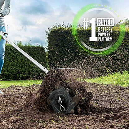 EGO Power+ CTA9500 9.5-inch Cultivator Attachment for EGO 56-Volt Lithium-ion Multi Head System - size: Cultivator Attachment, style: Attachment