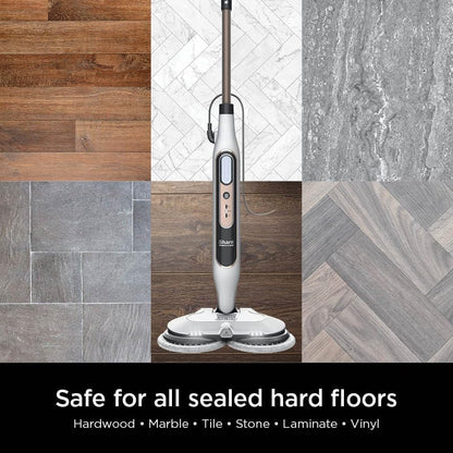 Shark S8201 Steam & Scrub with Steam Blaster Technology All-in-One Hard Floor Steam Mop with 3 Steam Modes & LED Headlights, Bronze (Renewed) - color: Bronze/White
