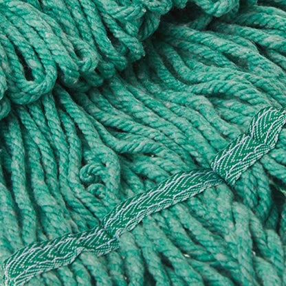 Genuine Joe MGR1BEA Med Blend Narrow Band Wet Mop, Green
