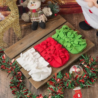 Zubebe 12 Pcs Duster Refill Reusable Fleece Duster Refills Feather Flat Dusters Multi Surface Washable Cleaning Pads Tools for Home, Blinds, Car, Pet, Furniture, Fans (Red,White,Green) - color: Red, White, Green
