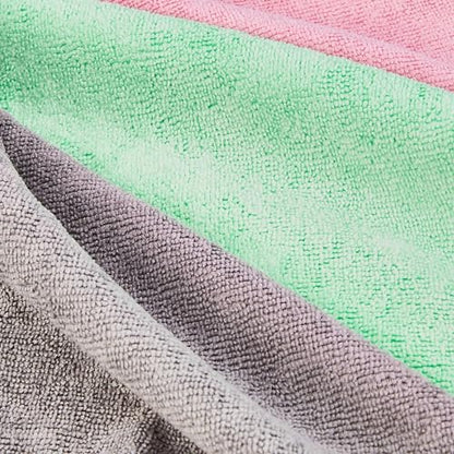 Amazon Basics Microfiber Cleaning Cloths, Ultra Absorbent, Scratch Free, Non-Abrasive, Reusable and Washable, All-Purpose, Car Detailing, 16" x 12", Green/Gray/Pink, 36-Pack - color: Green/Gray/Pink, size: 36-Pack