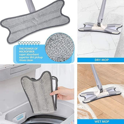 Mop Replacement Heads Medium X-Shape Microfiber Mop - color: X-shape Microfiber Mop