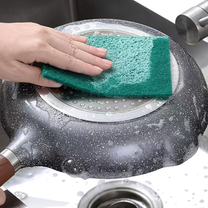 Heavy Duty Scouring Pad 5PCS, for Kitchen Bathroom Household Cleaning Dish Scrubber Scrub Sponges, for Oven Barbecue Grill Bathtub - size: 5Pack