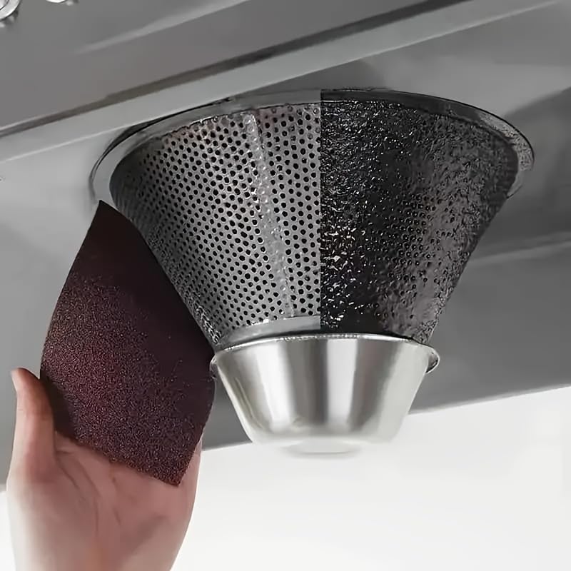 Multi-Purpose Kitchen Scrubber Roll, Abrasive Cleaning Sponge for Pots Pans Dishes, Reusable Scouring Pad for Stain Removal - Flexible Dishwashing Surface Scrub Roll, 9cm x 100cm (1 Roll)