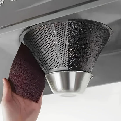 Multi-Purpose Kitchen Scrubber Roll, Abrasive Cleaning Sponge for Pots Pans Dishes, Reusable Scouring Pad for Stain Removal - Flexible Dishwashing Surface Scrub Roll, 9cm x 100cm (1 Roll)