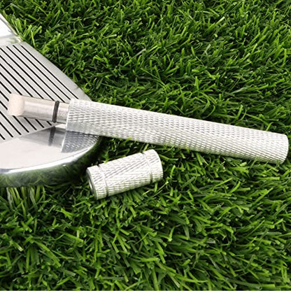 Bulex Golf Club Groove Sharpener, Re-Grooving Tool and Cleaner for Wedges & Irons - Generate Optimal Backspin - Suitable for U & V-Grooves - color: Silver