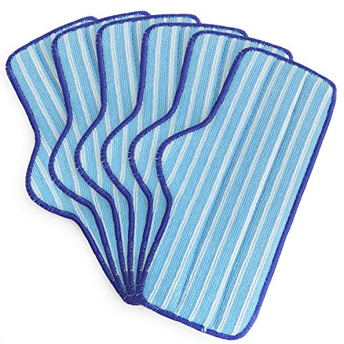 6 Packs of Premium Microfiber Pads, Compatible with Dupray Neat Steam Cleaner, Durable, Reusable and Machine Washable