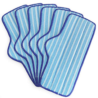 6 Packs of Premium Microfiber Pads, Compatible with Dupray Neat Steam Cleaner, Durable, Reusable and Machine Washable