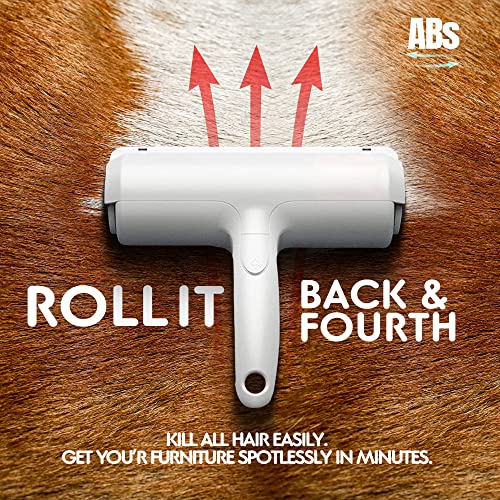LeXmo ABS Pet Hair Remover - Dog and Cat Reusable Lint Roller for Couch Furniture Carpet Clothing and Bedding Hair Remover Tool for Cleaning Surfaces - Upgraded Animal Fur Removal Tool
