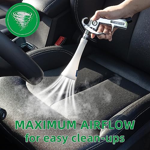 GOCCIDA Tornado Dry Cleaning Gun Detailing Interior Dryer Air Blow Gun,Car Detailing Kit Interior Cleaner,Car Detailing Tools for Car Quickly Blasts Dirt and Dust Works with Air Compressor - style: High Pressure Automotive Dryer Blow Gun