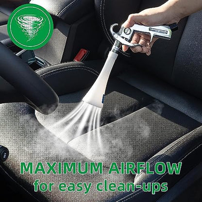 GOCCIDA Tornado Dry Cleaning Gun Detailing Interior Dryer Air Blow Gun,Car Detailing Kit Interior Cleaner,Car Detailing Tools for Car Quickly Blasts Dirt and Dust Works with Air Compressor - style: High Pressure Automotive Dryer Blow Gun