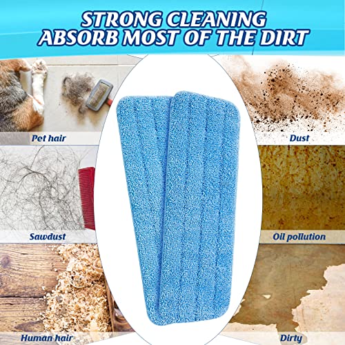 Microfiber Mop Pad, Spray Mop Replacement Heads for Wet Dry Mops, Machine Washable Reusable Household Replacement Pads for Hardwood and Hard Surface Floor Cleaning and Scrubbing(90 Pcs)